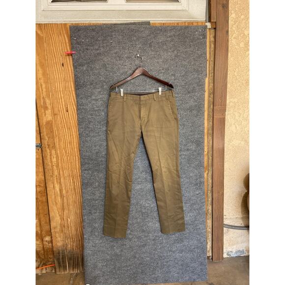Paul Smith Pants Mens 34x33 Slim Fit Stretch Chino Classic Made In Portugal - Picture 1 of 8